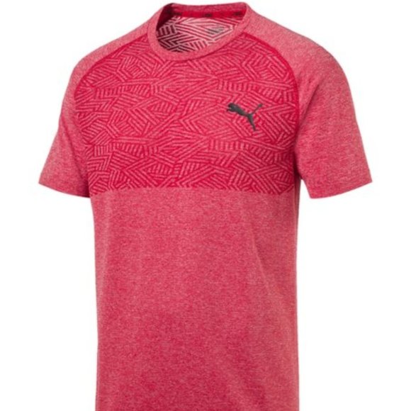 puma evoknit t shirt mens